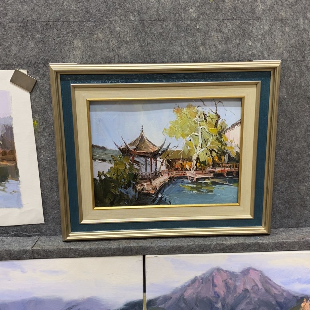 油画带外框画芯尺寸30x 40 c m