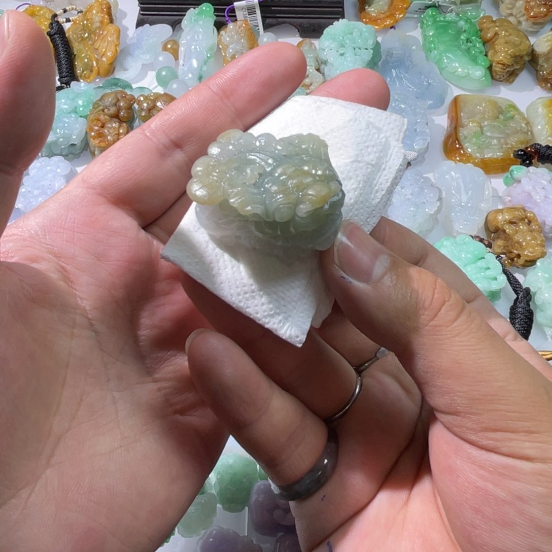 定制翡翠未镶嵌鹊****天然