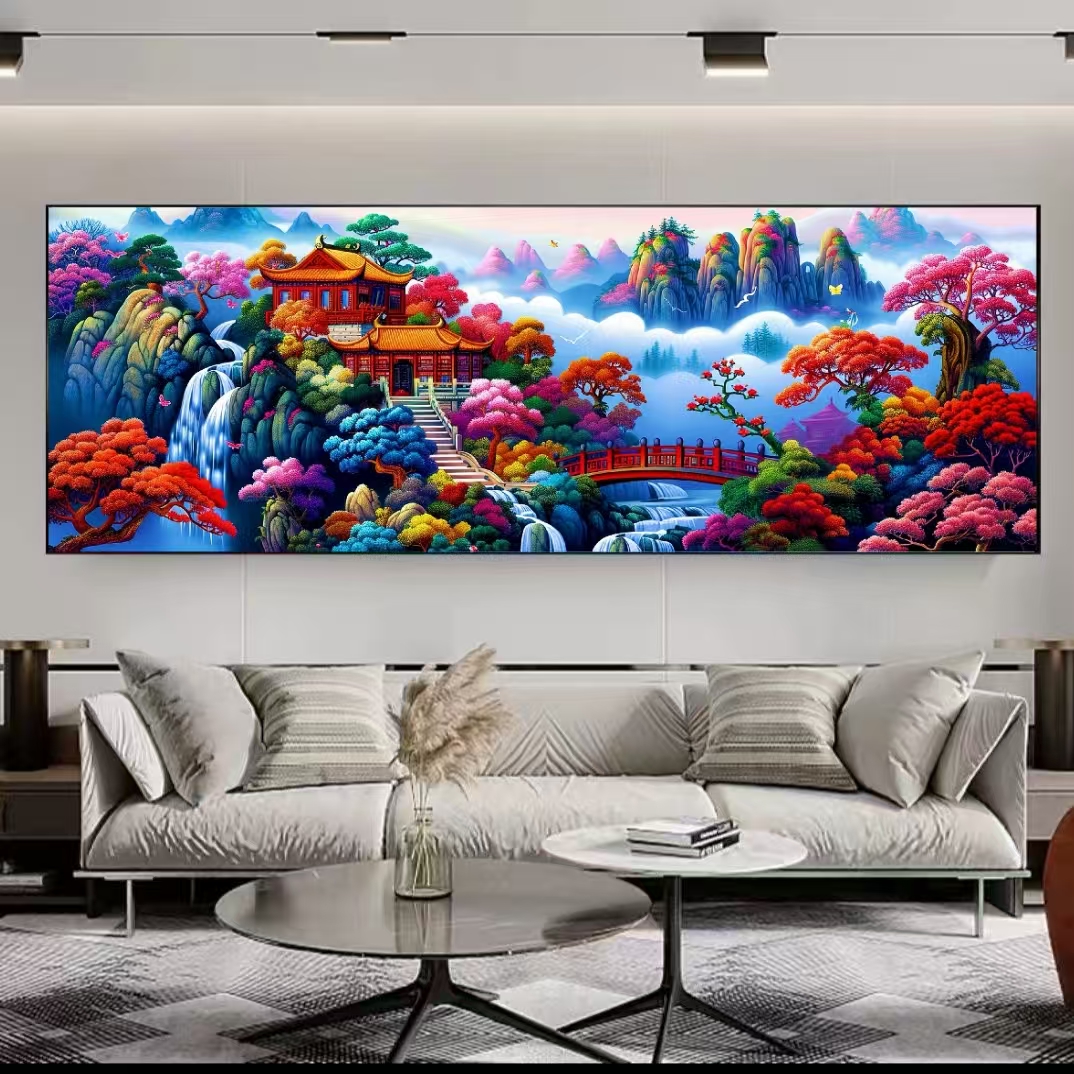 情络甄选 原创版权定制十字绣鸿运神州 f1779   30个色