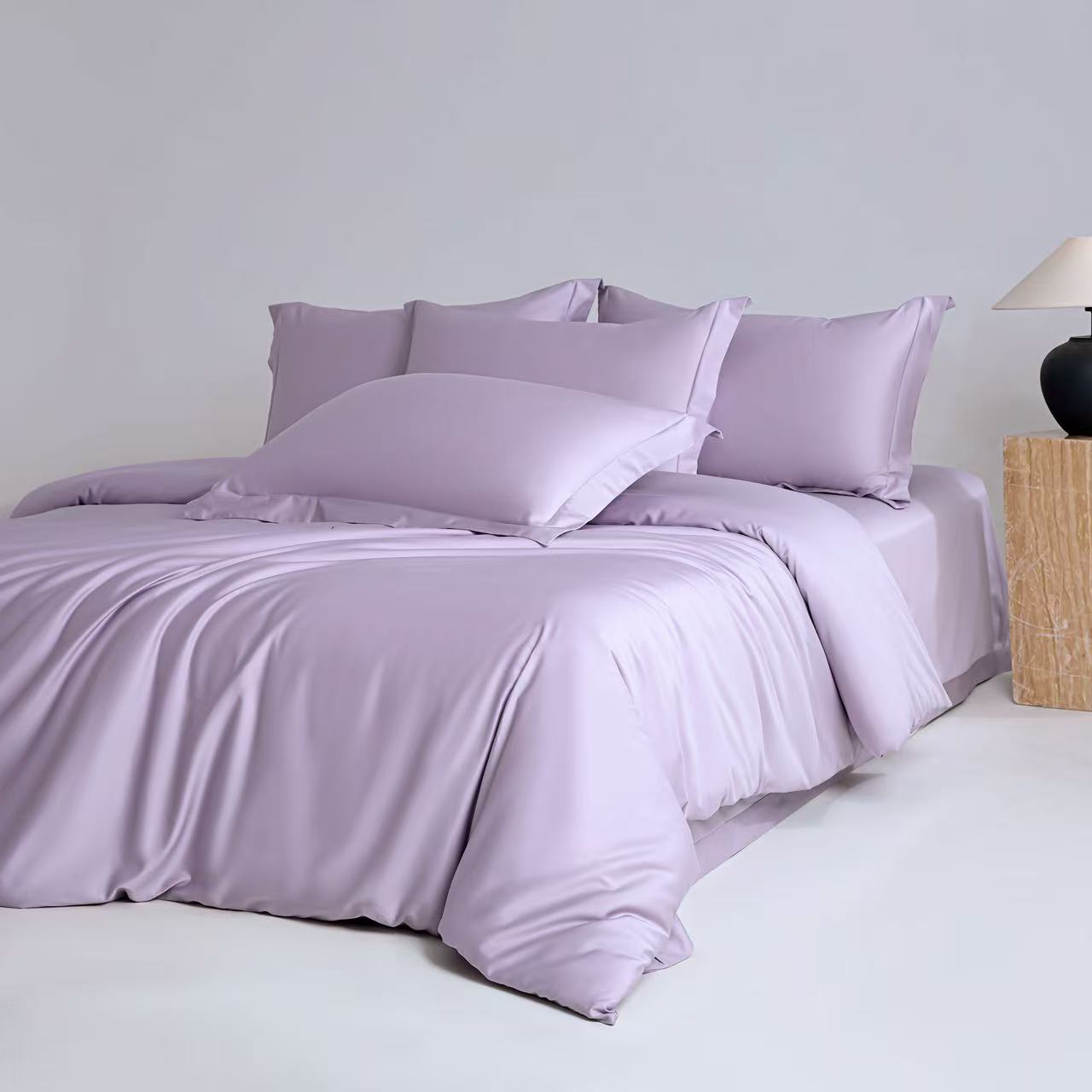 【惊喜福利】梵茜妮 高支高密长绒棉纯色四件套