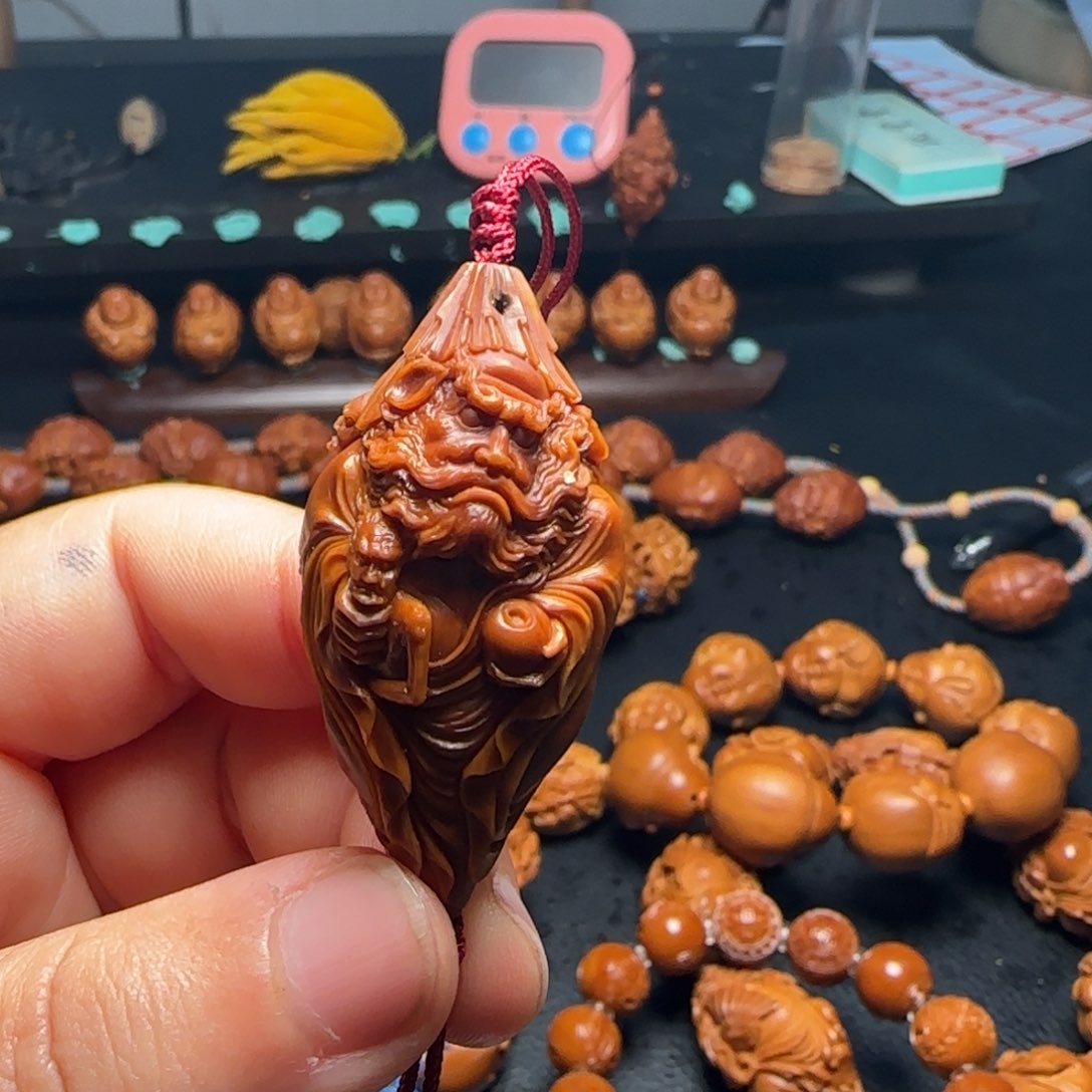 橄榄核手串/手链赫**斯五鬼钟馗