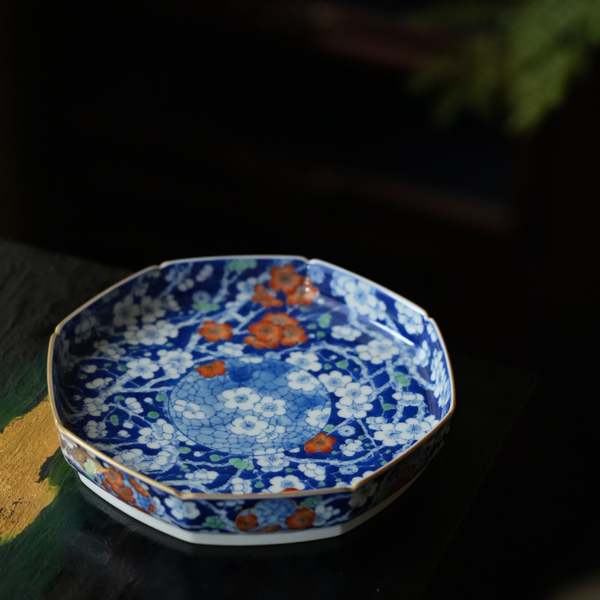 【雲梦】卓君-冰梅壶承（直径15cm）