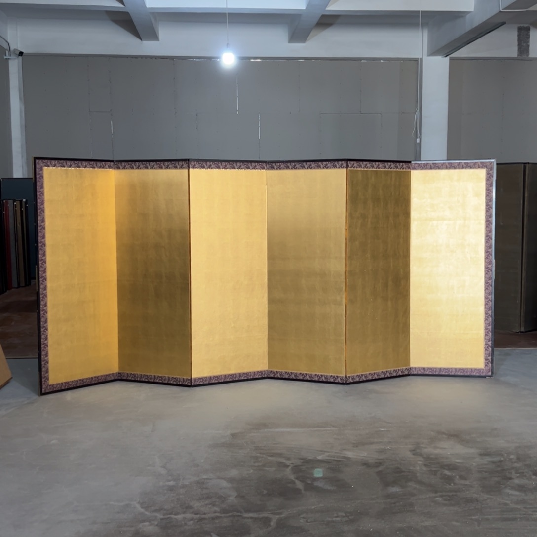 绘画屏风框画茶空间设计