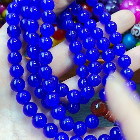 玛瑙/玉髓手链未镶嵌青金兰8