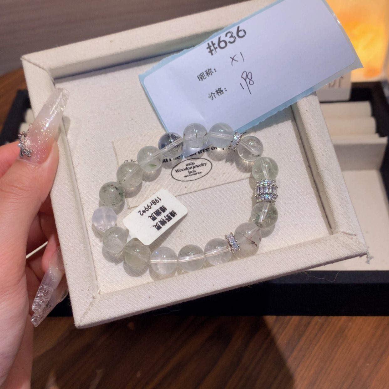 【闪购商品】水晶手链未镶嵌考**肠636号