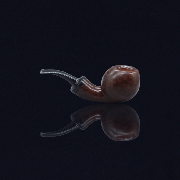 意大利石楠木手工烟斗河豚大斗纯手工制作硫化橡胶斗嘴