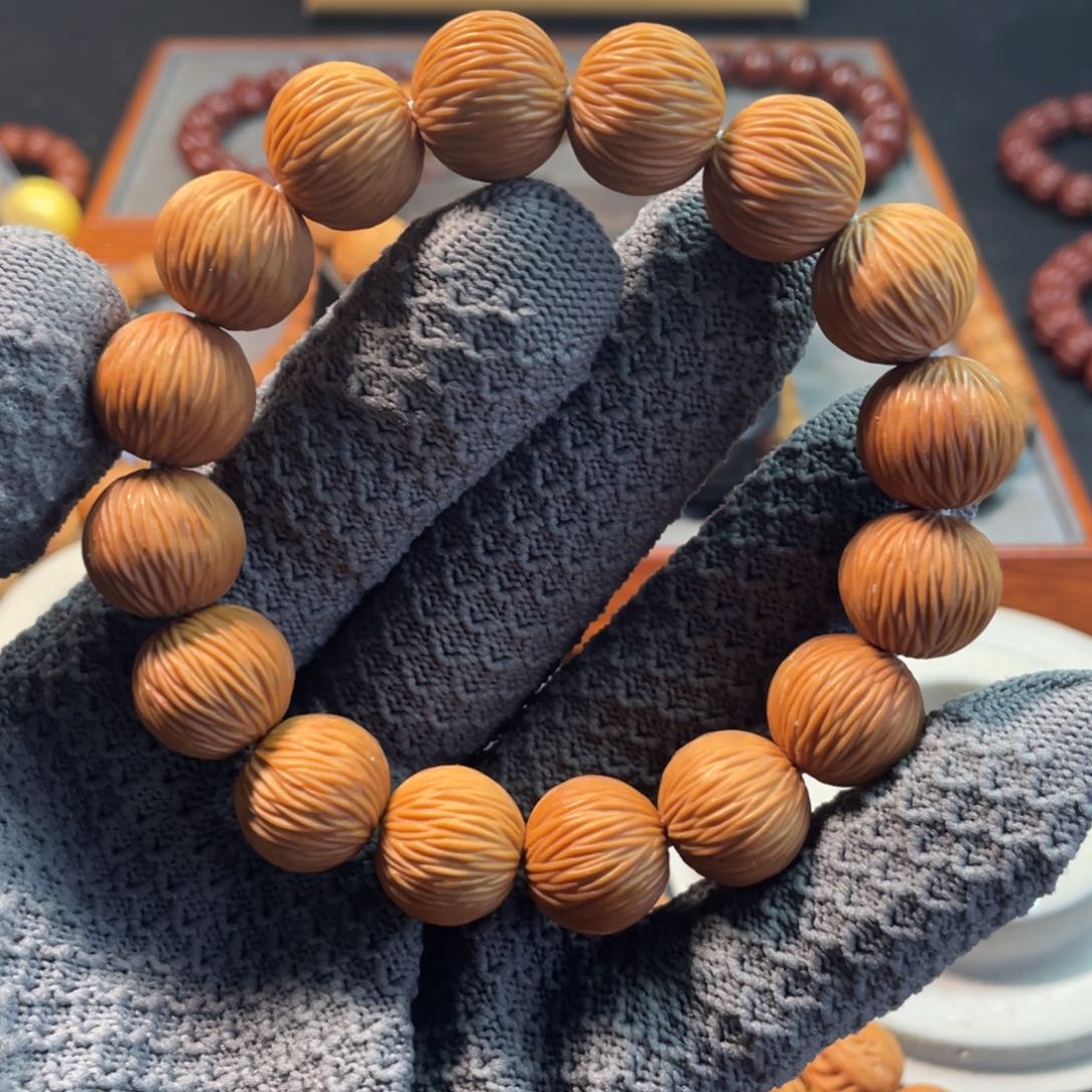 猴头核桃手串༜****金丝16