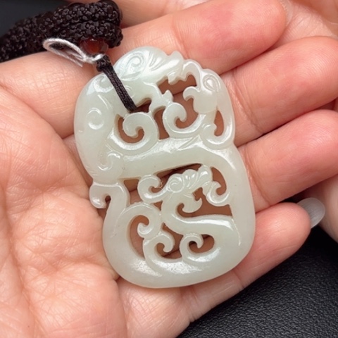 和田玉挂件未镶嵌丘*机