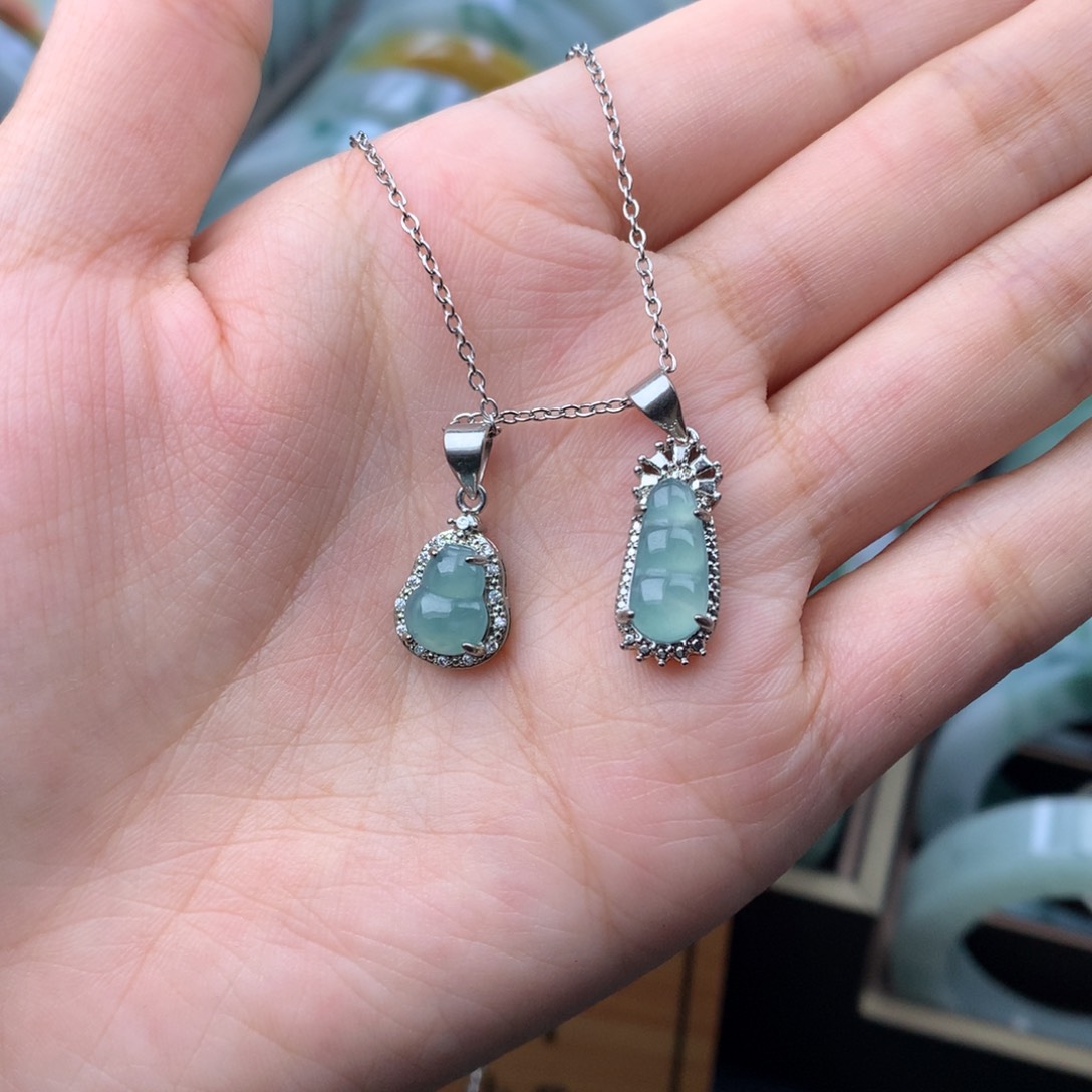 颈饰未镶嵌翡翠多样性发一件