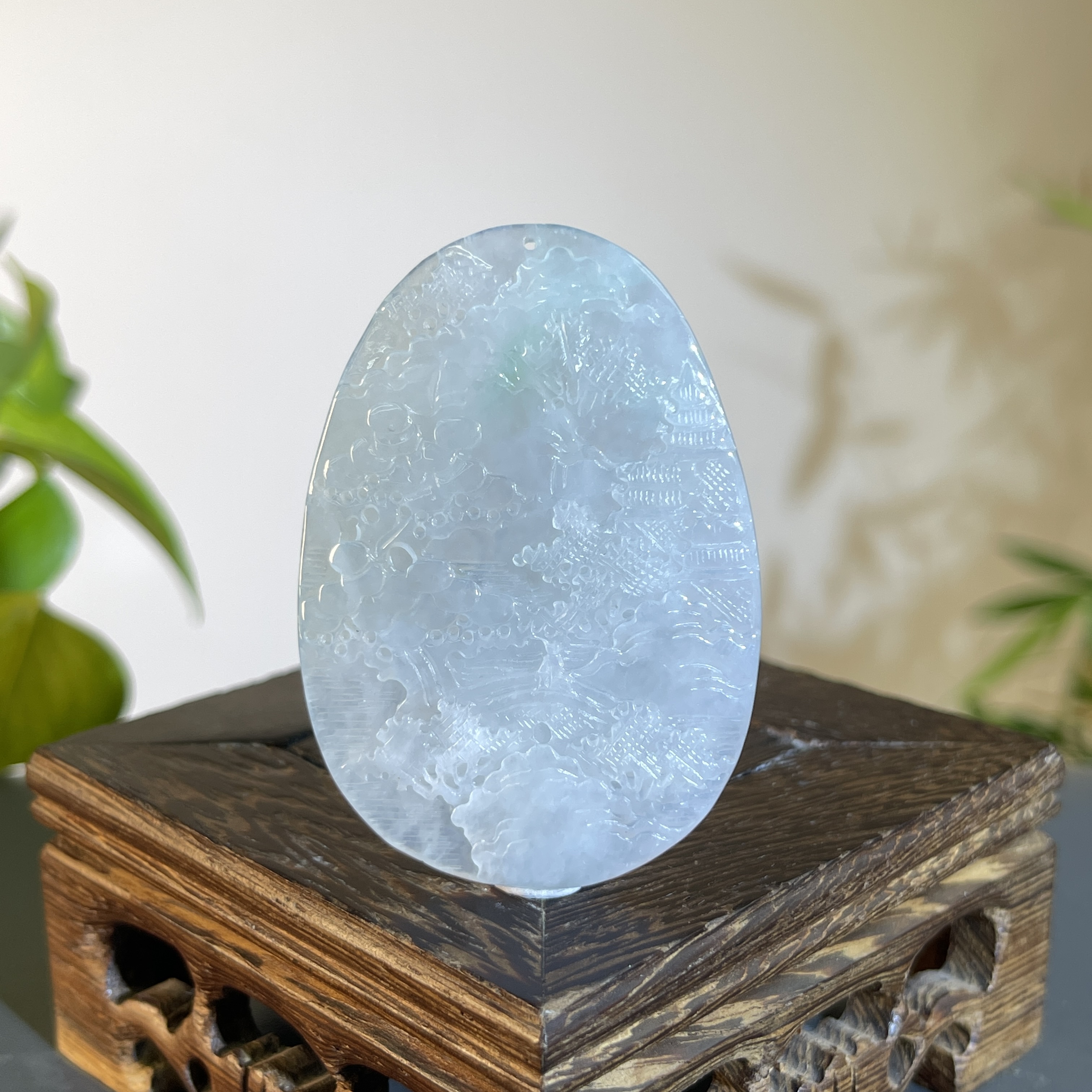 JCW24-180 天然翡翠缅甸A货 山水牌