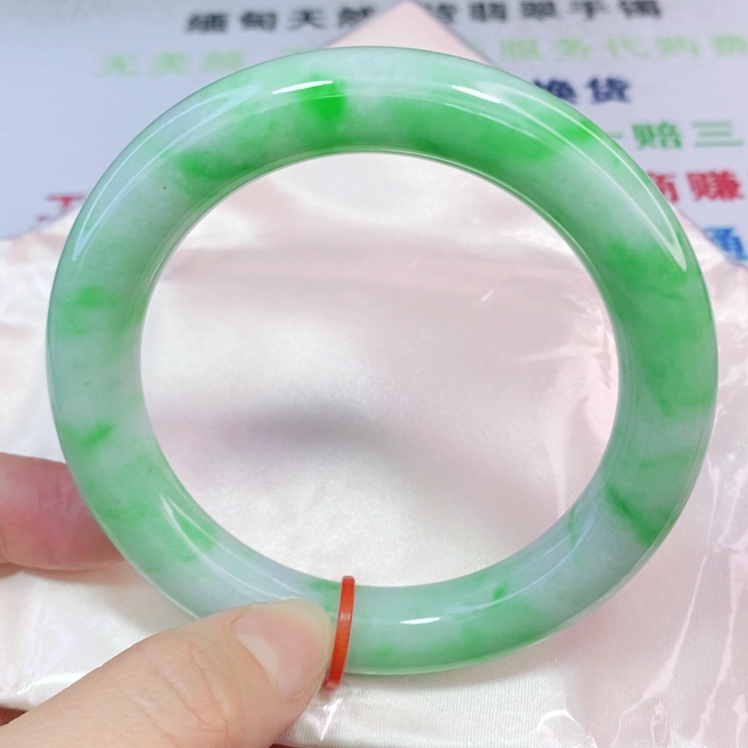 未镶嵌手镯翡翠60.3圆镯