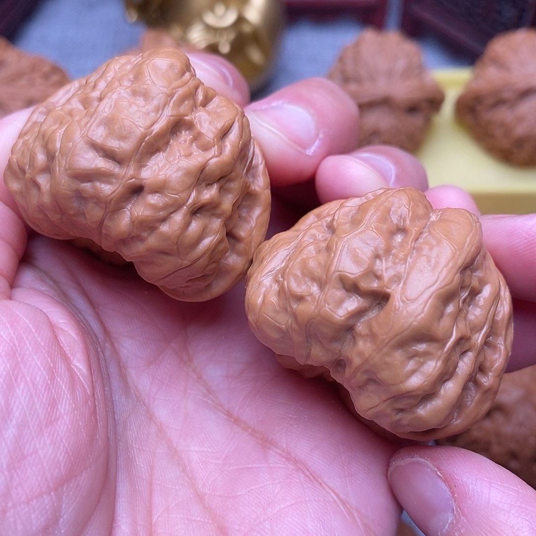 文玩核桃把件毕业延庆蛙肉球肌肉开背40尺