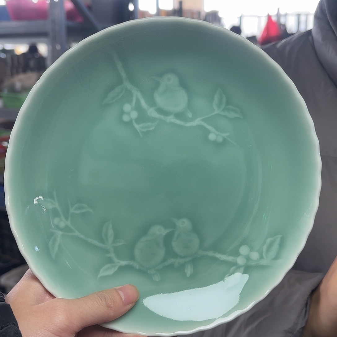 龙泉云间青瓷小米茶器