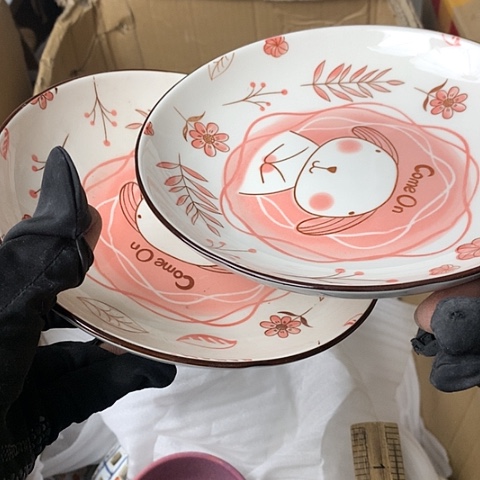 盘陶瓷制品满25拼单发货默认微瑕