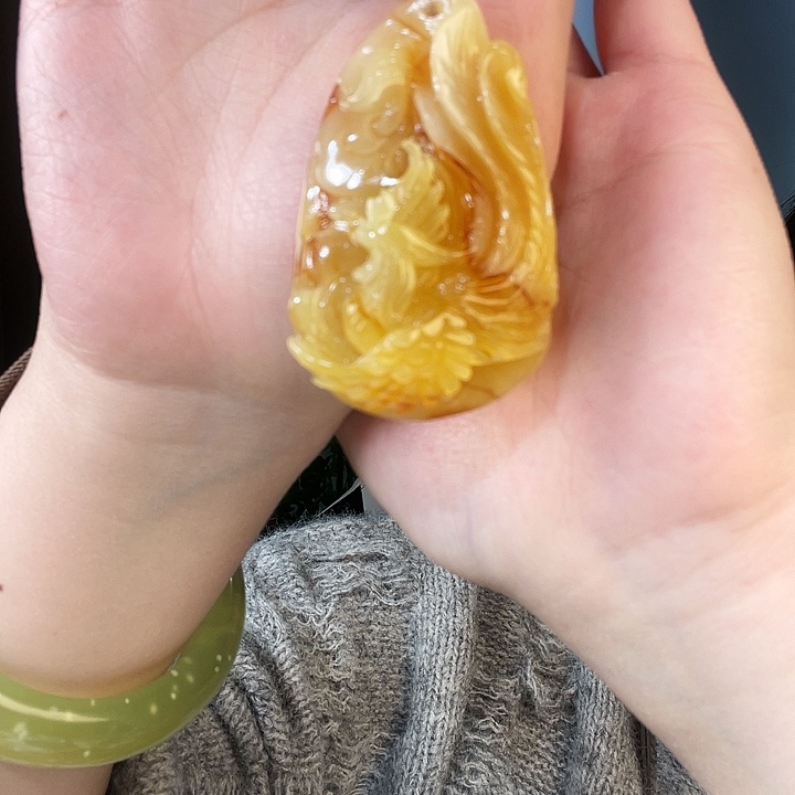 未镶嵌蛇纹石玉颈饰麻***郭