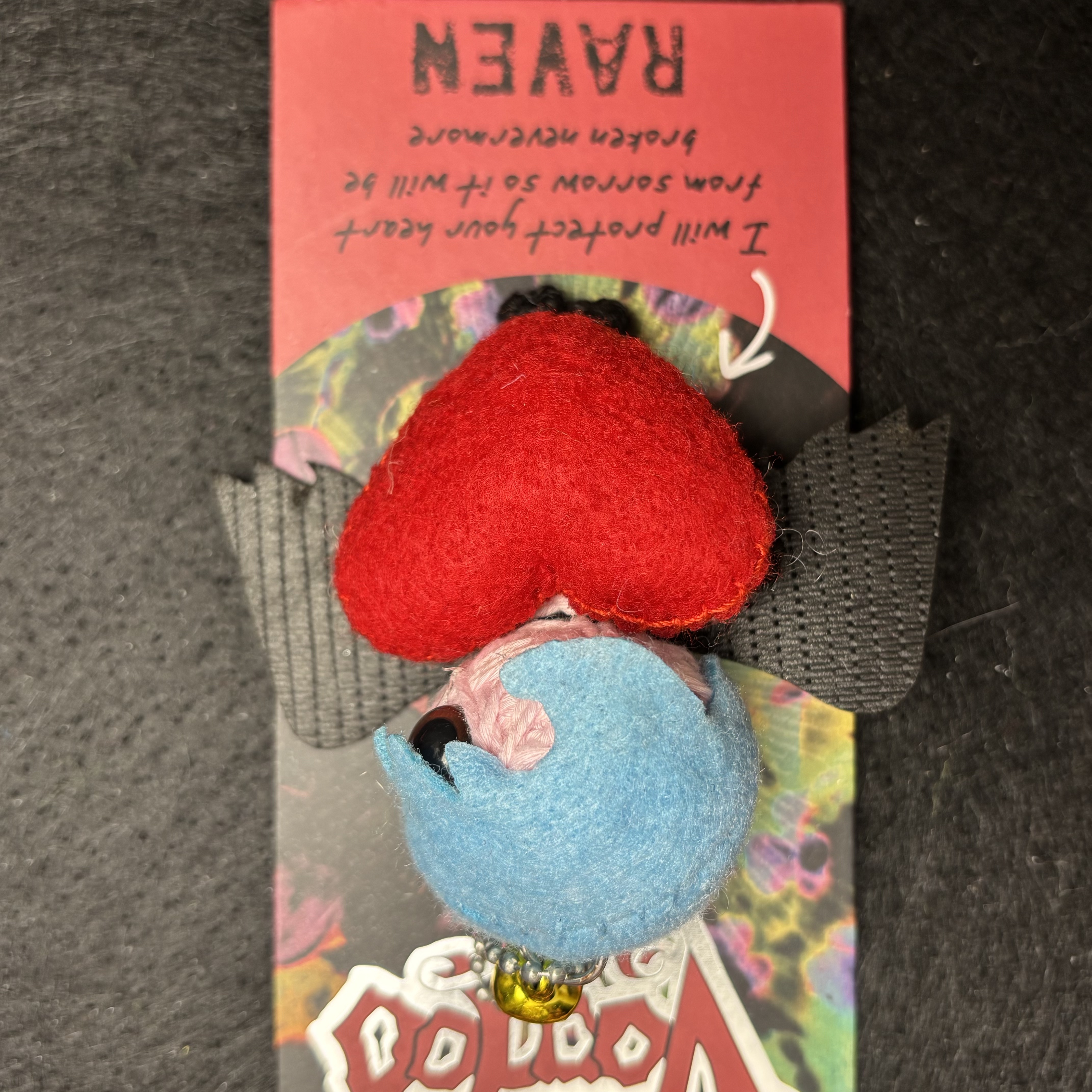 079 乌鸦 挂件 DIY编织木乃伊娃娃公仔玩偶带故事卡