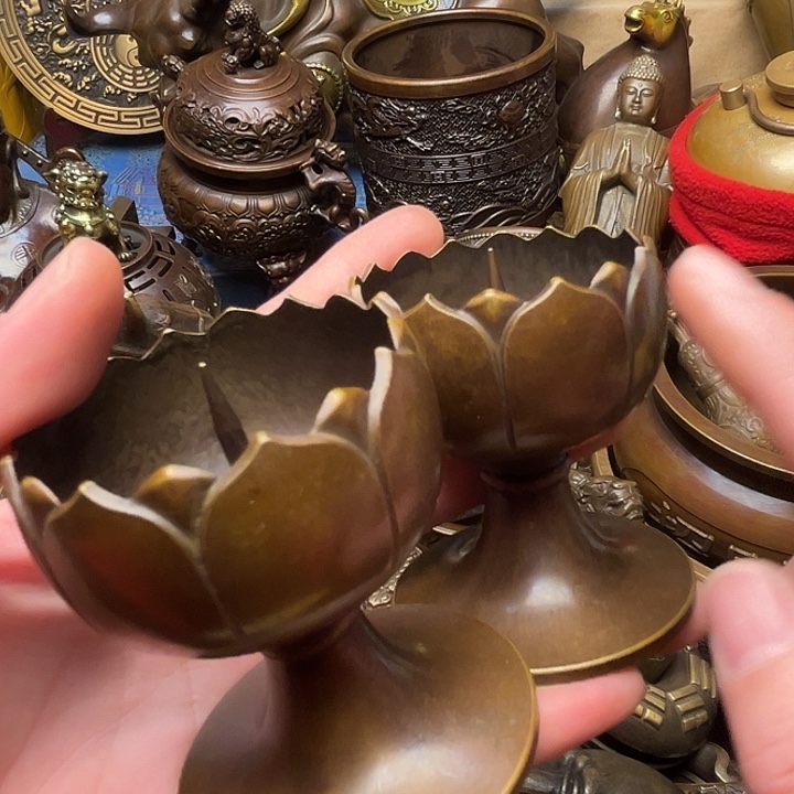 精美铜器批发档口