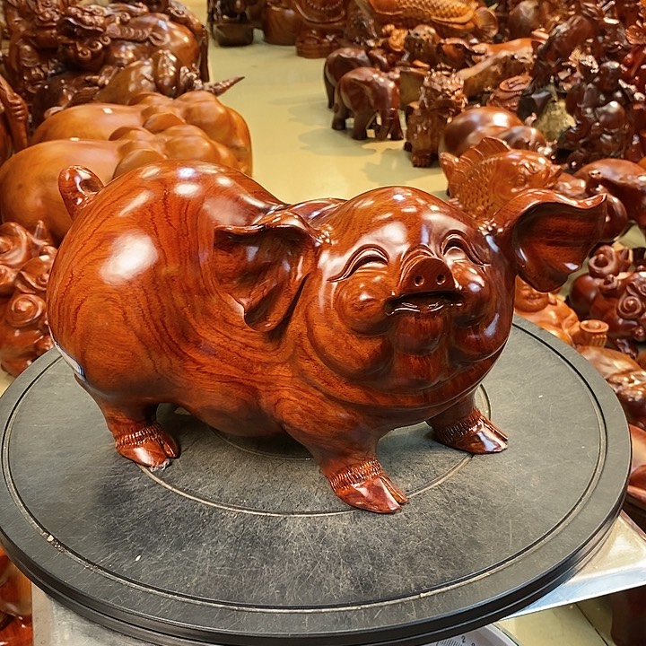 大果紫檀（缅甸花梨）木*缅甸花梨木猪