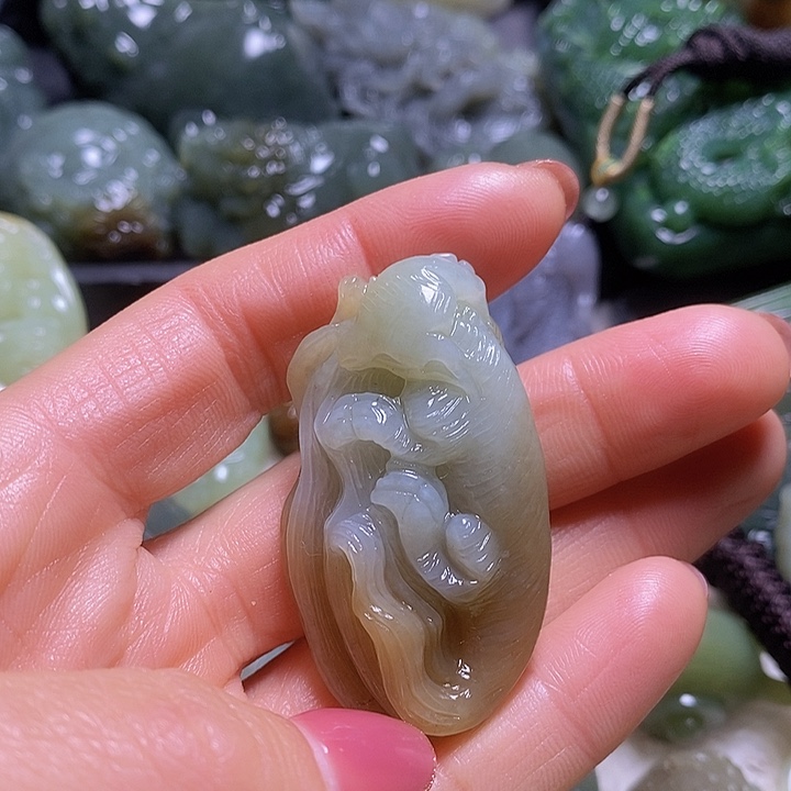 未镶嵌手链和田玉（糖玉）忠**耳
