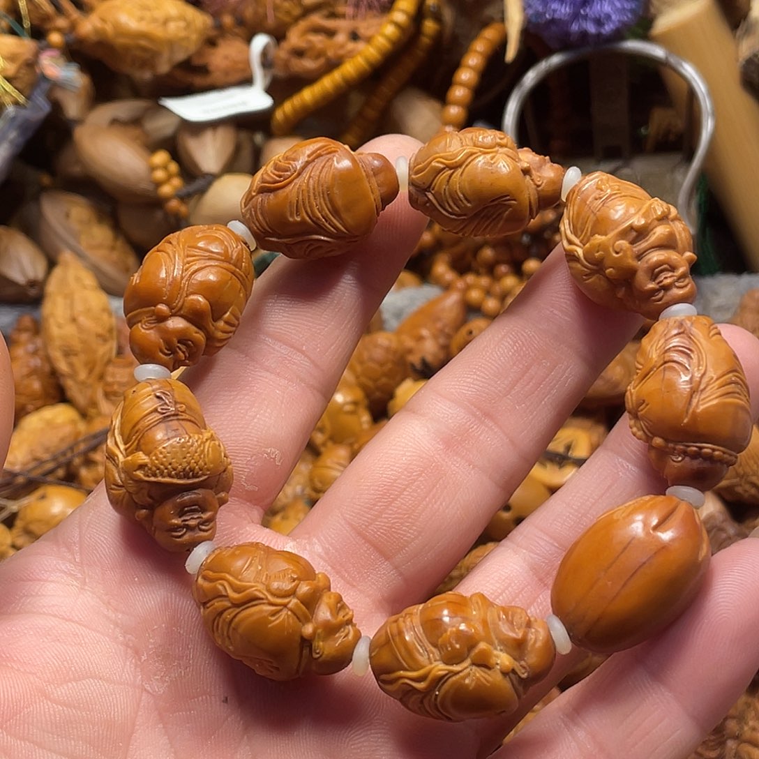 手串/手链橄榄核瑕疵弥勒225