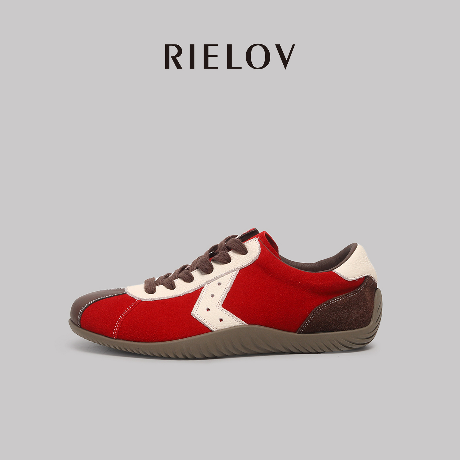 RIELOV【茜茜】增高1.5+2cm防滑运动深口时尚休闲鞋拼色667-8
