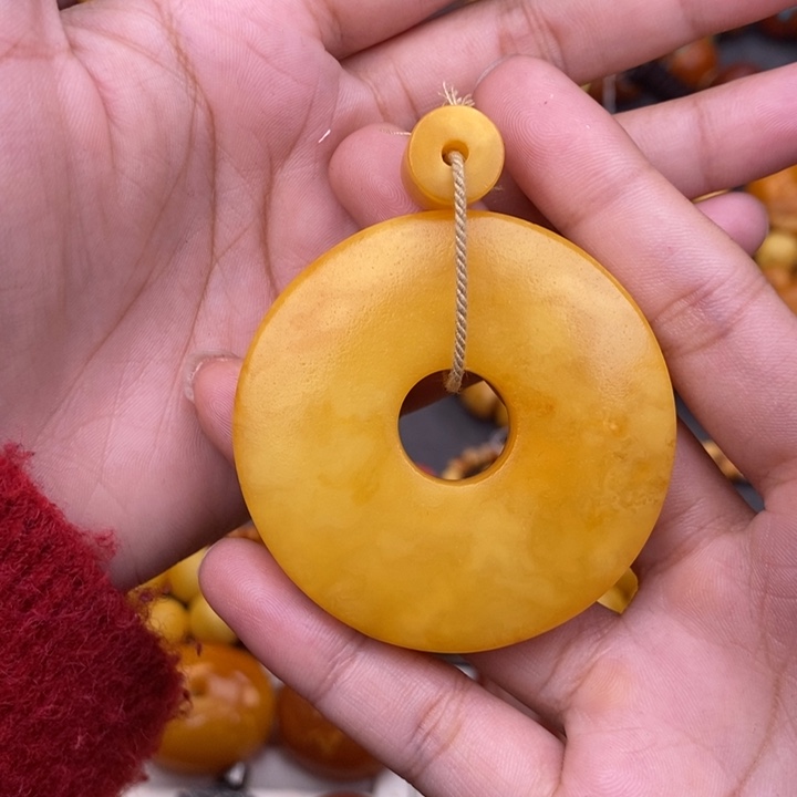 琥珀未镶嵌裸石蜜蜡L