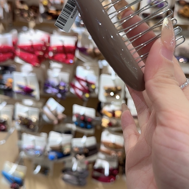 奶茶色插梳一个款