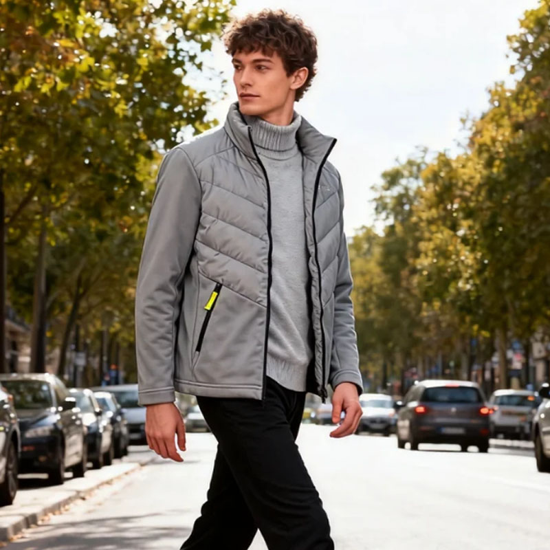 SKECHERS斯凯奇2023冬季男户外保暖防风立领羽绒服L423M141