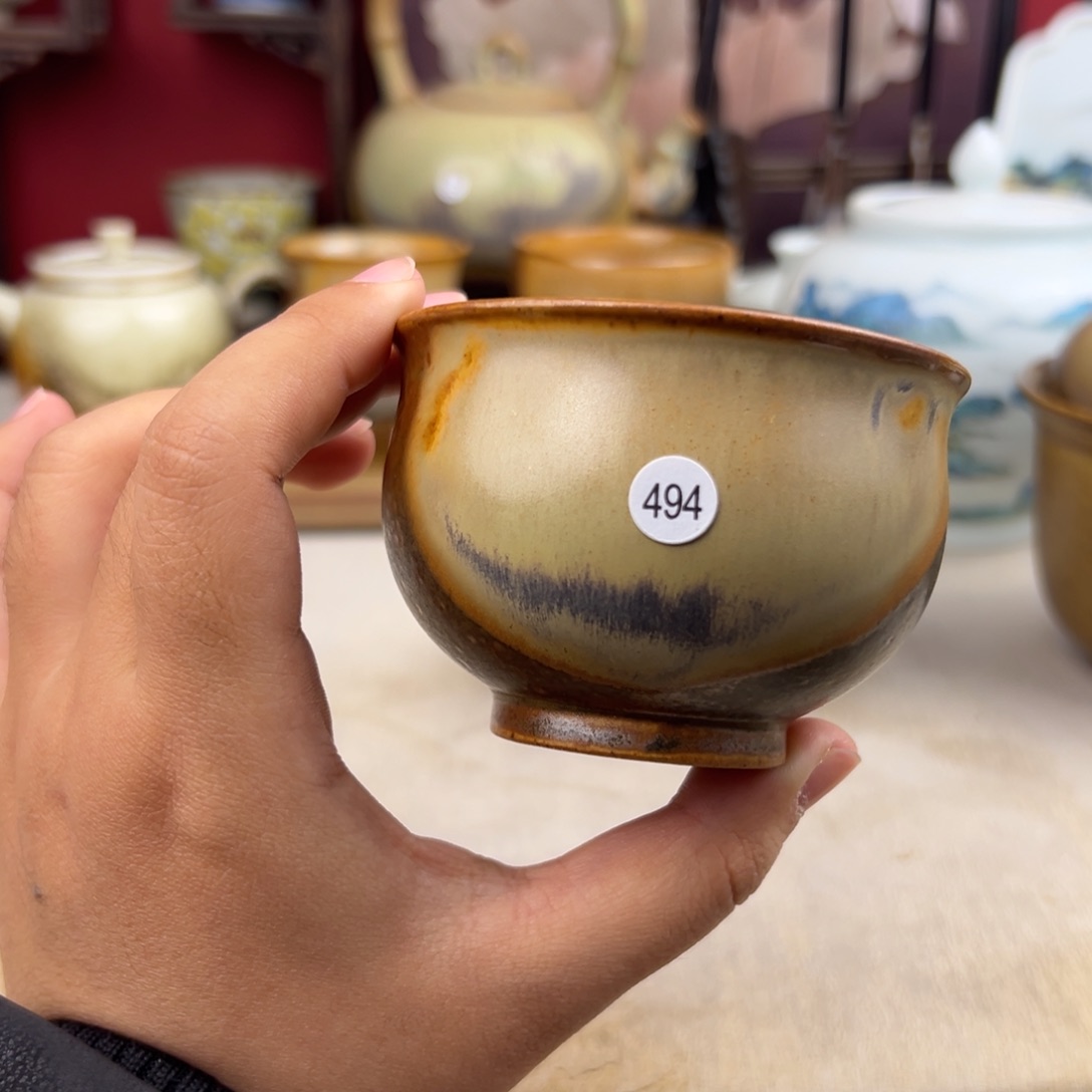 杯纯手工柴烧主人杯