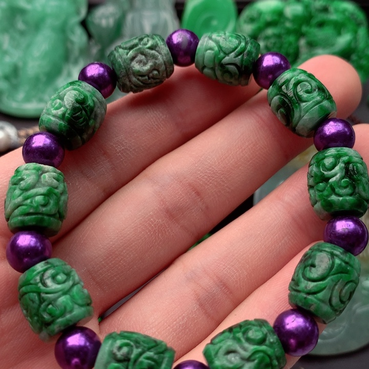 翡翠未镶嵌手链A货