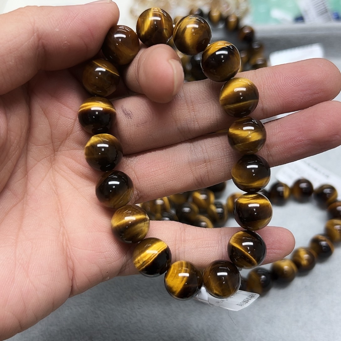 未镶嵌手链水晶极品黄虎眼