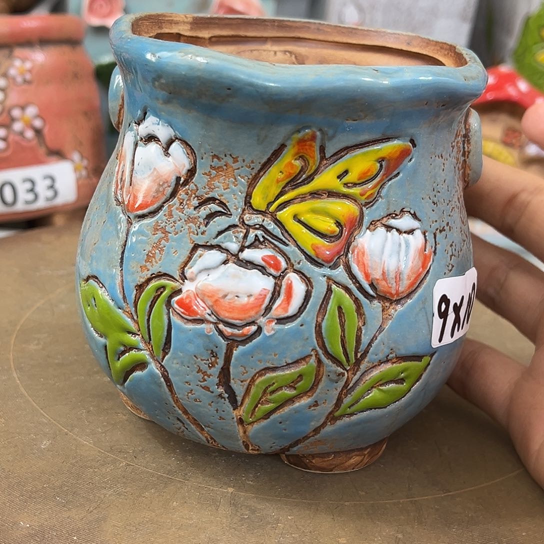 粗陶多肉花盆花盆