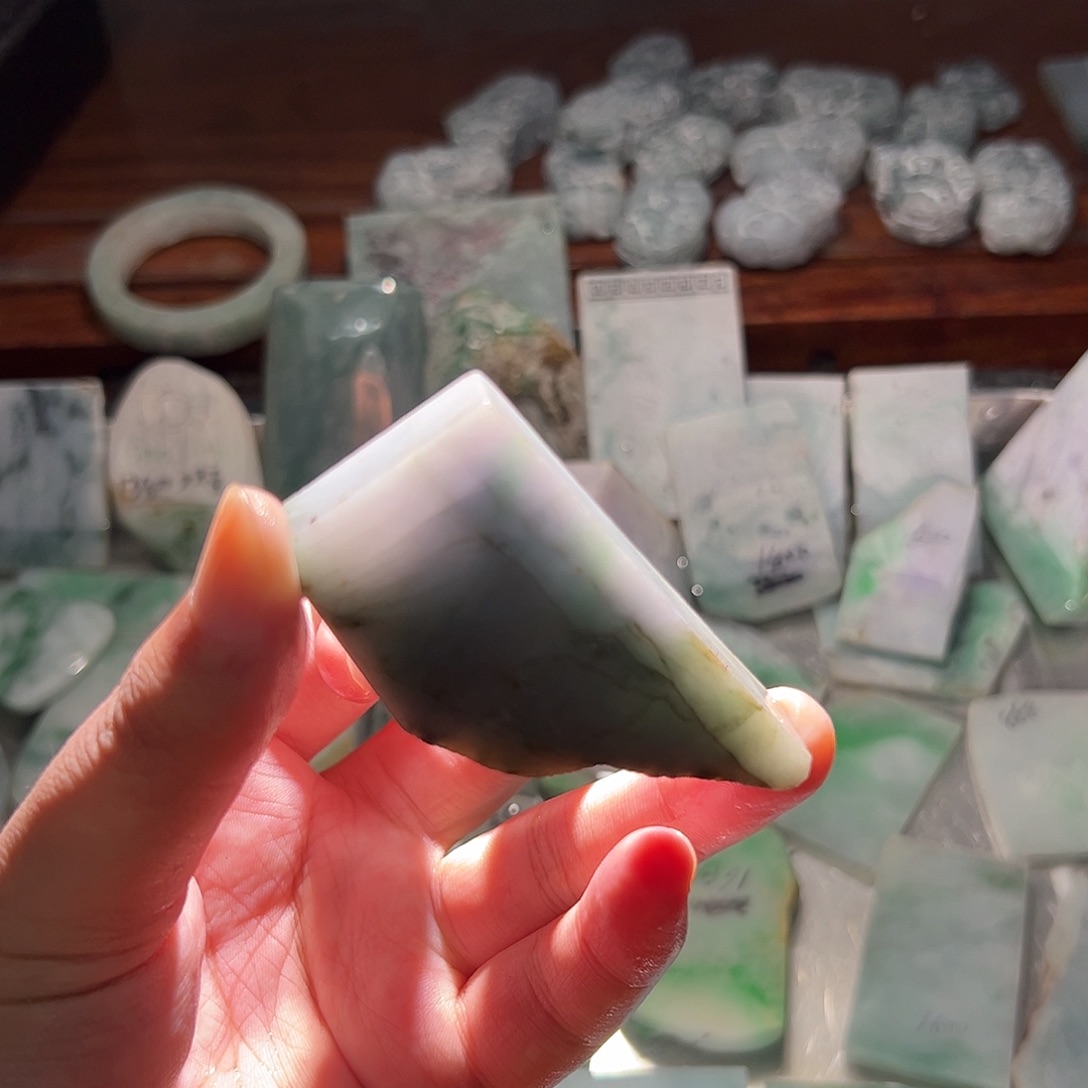 翡翠散珠翡翠原石