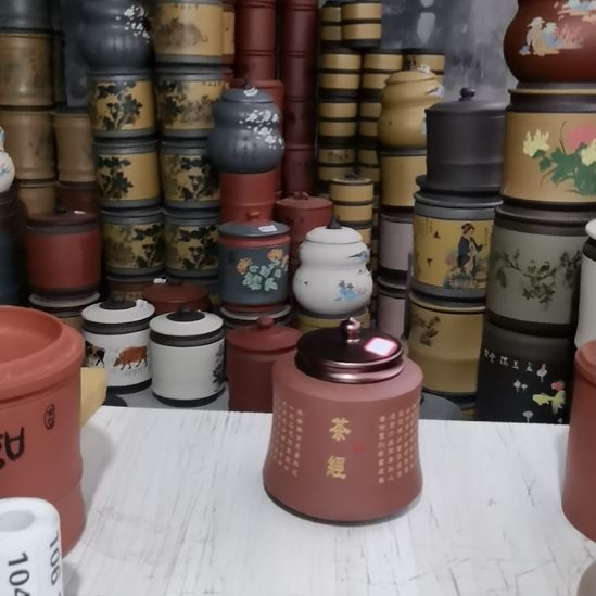紫砂茶叶罐一斤装吸力罐全手工