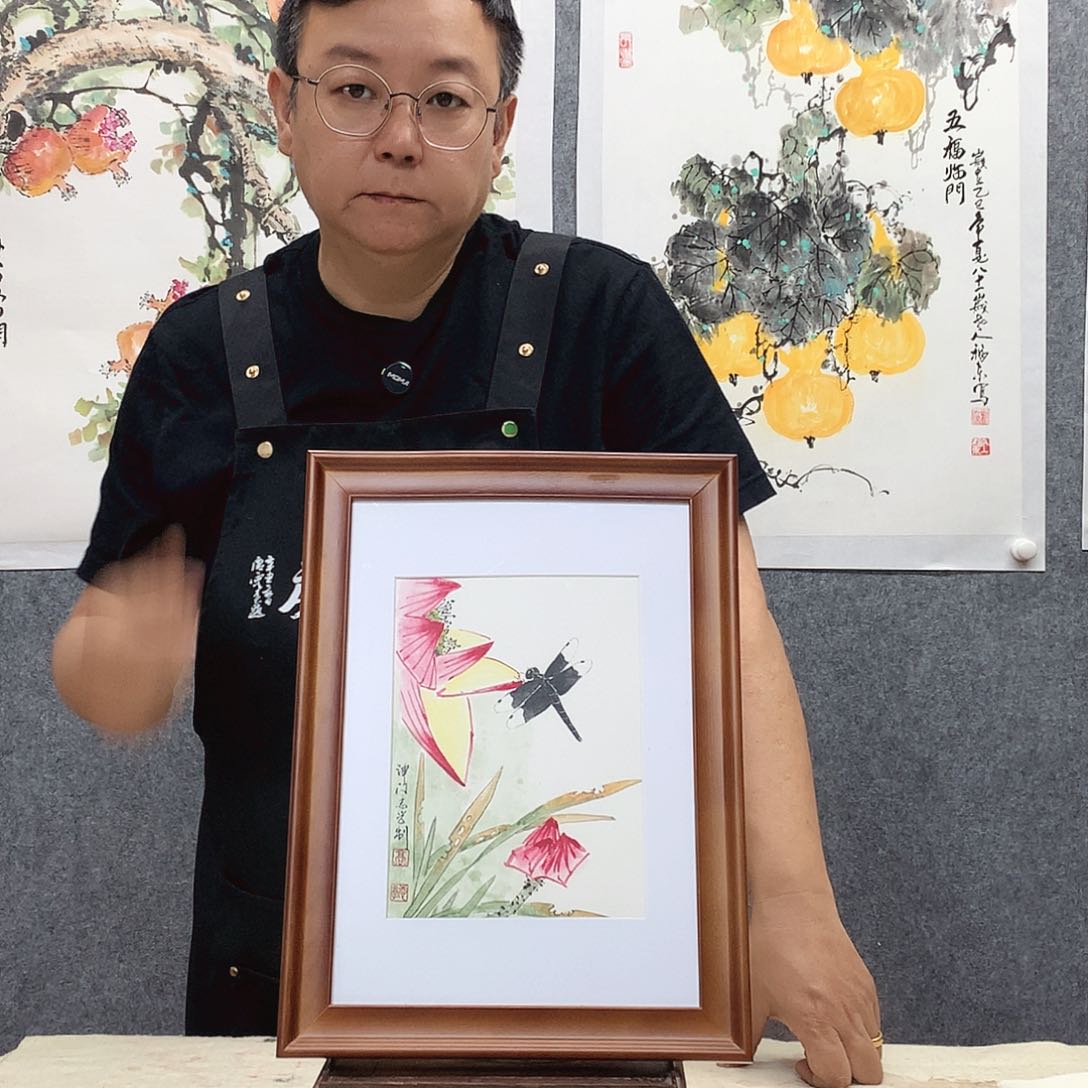 纸本手绘国画作品定制