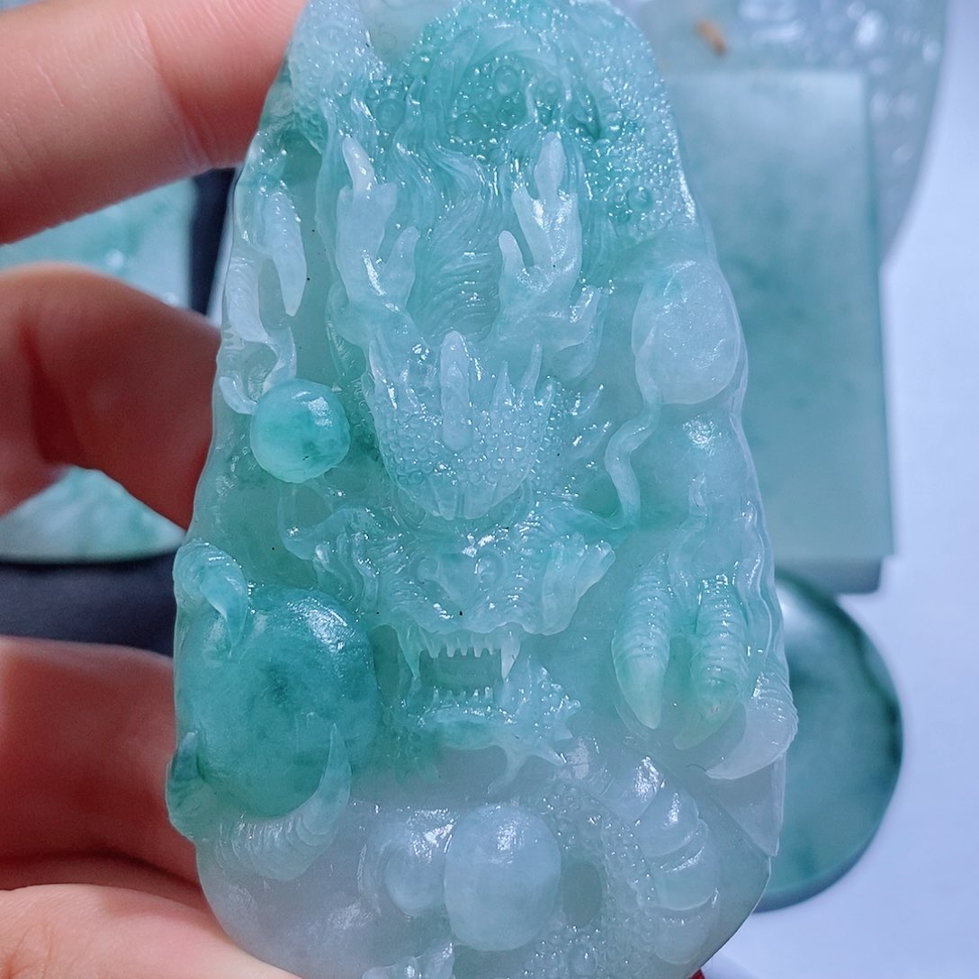 定制翡翠未镶嵌毛货不支持退货下单需确认抛光