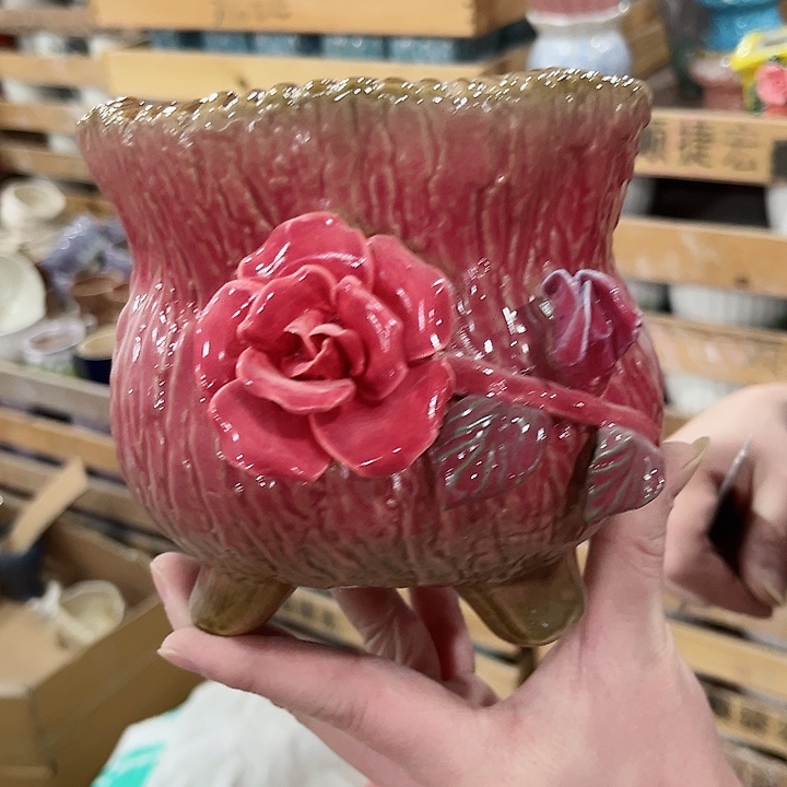 陶瓷陶瓷多肉植物花盆