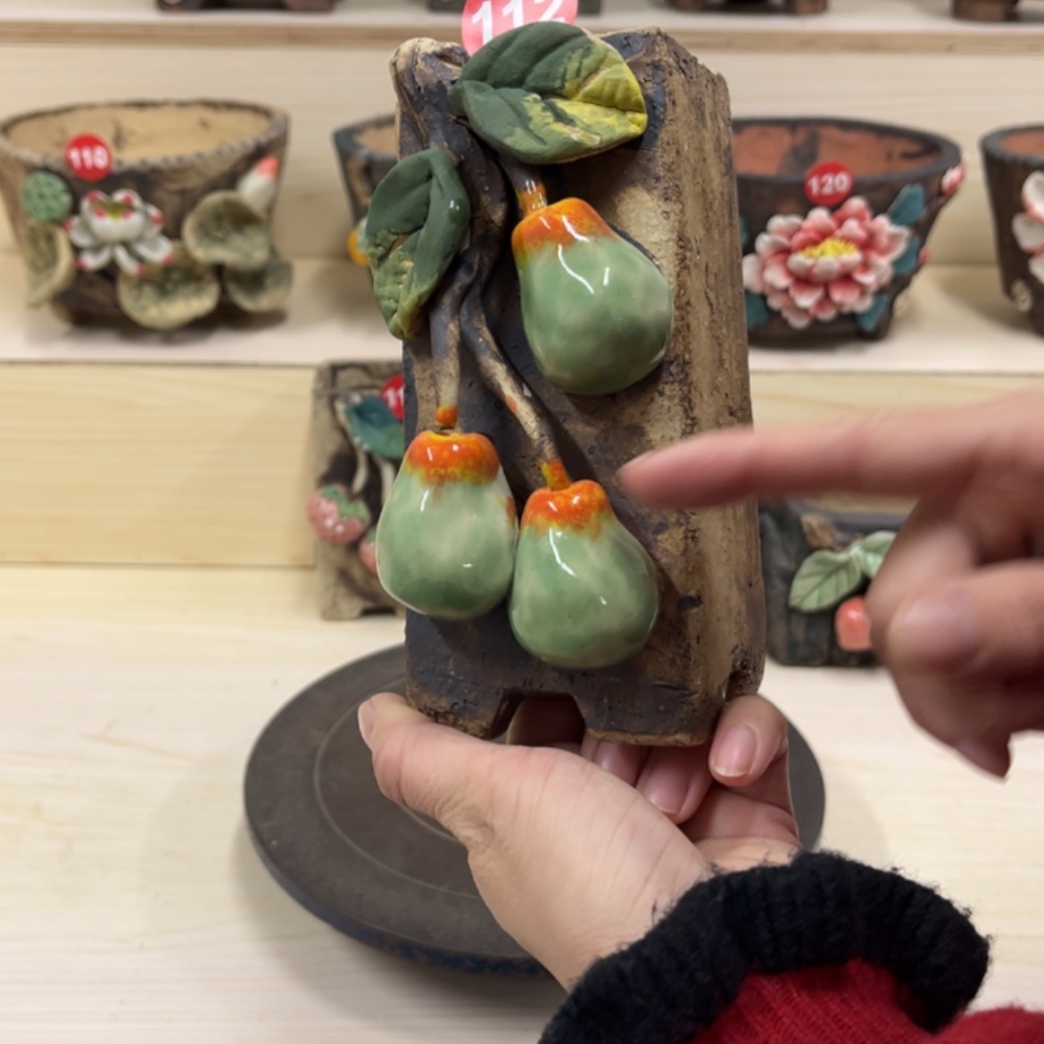 【闪购商品】紫砂花盆112微瑕号内口5外高15