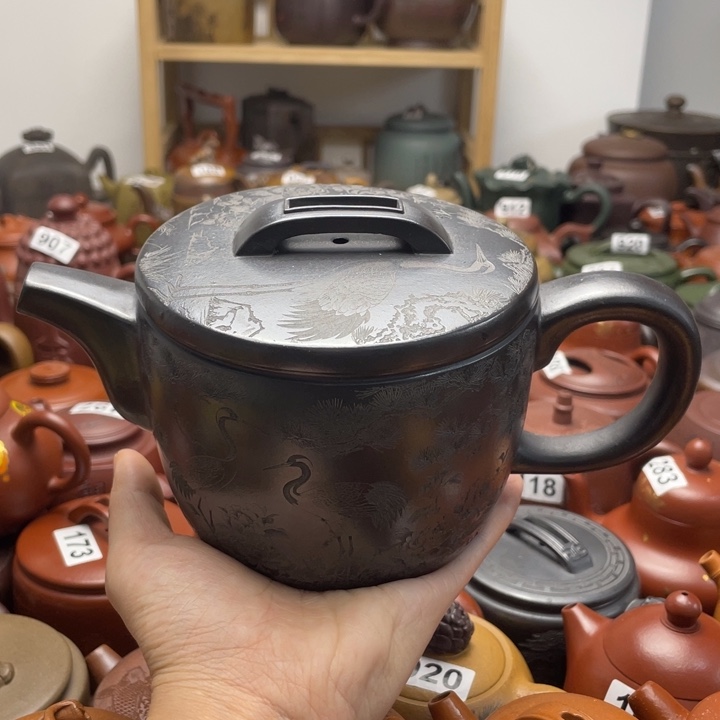 紫砂茶壶紫砂微瑕