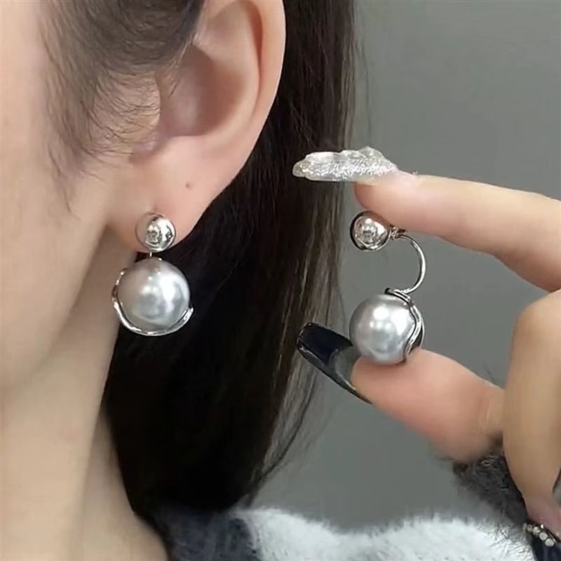 铜合金合成锆石耳饰 铜合金S728 高端大气时尚简约百搭耳饰