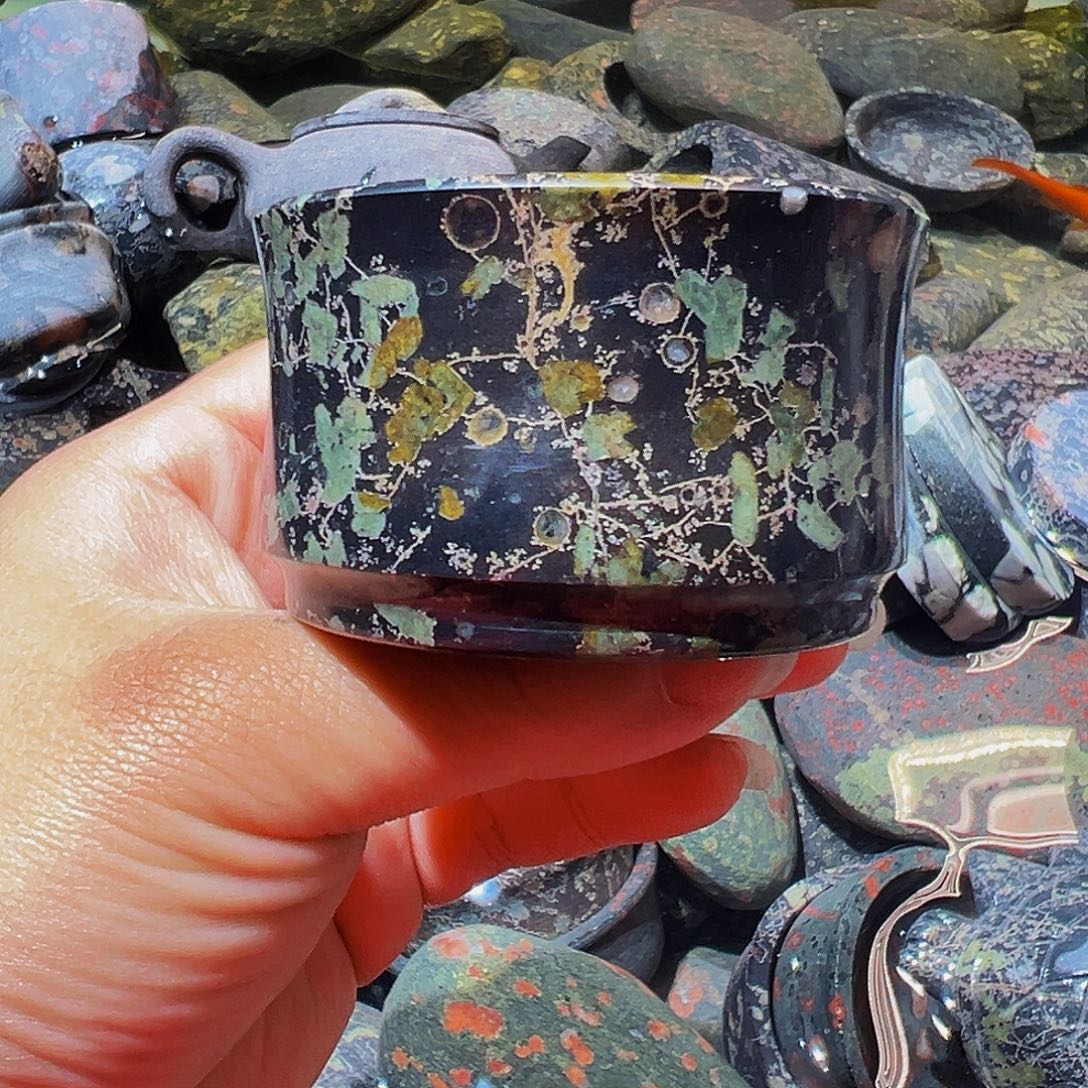 毛***森梅花玉鱼缸石茶周边不退不换