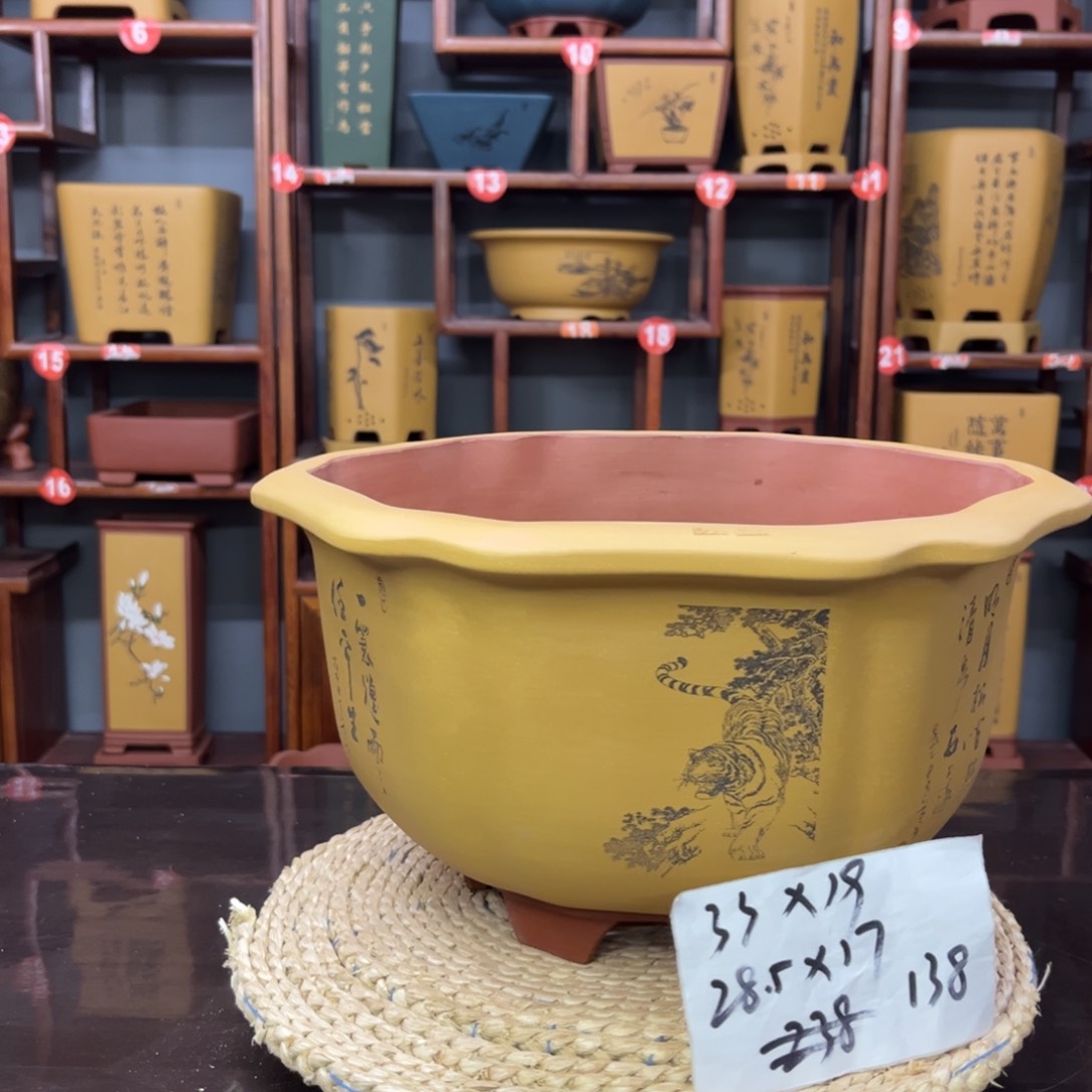 紫砂花盆紫砂花盆