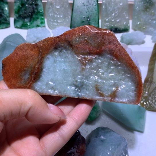 翡翠散珠翡翠边角料