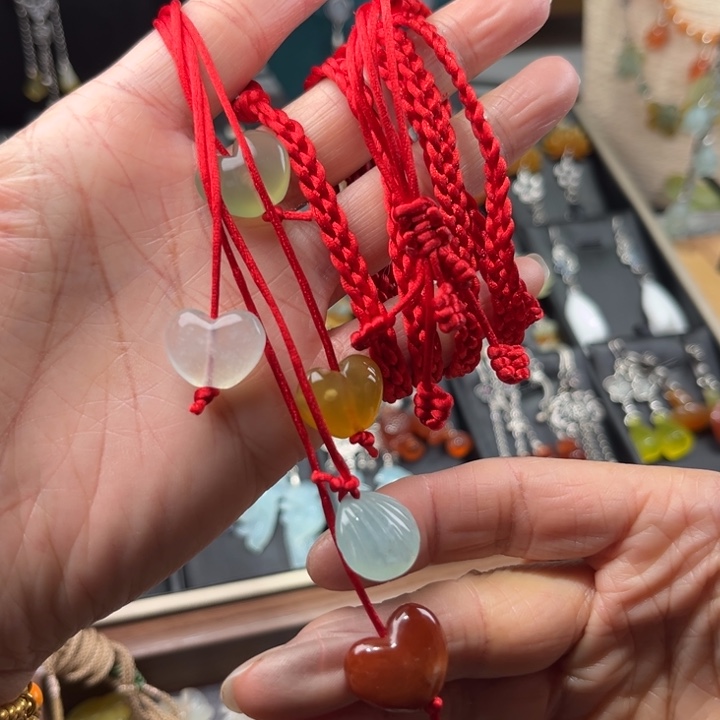 蛇纹石玉腰链未镶嵌