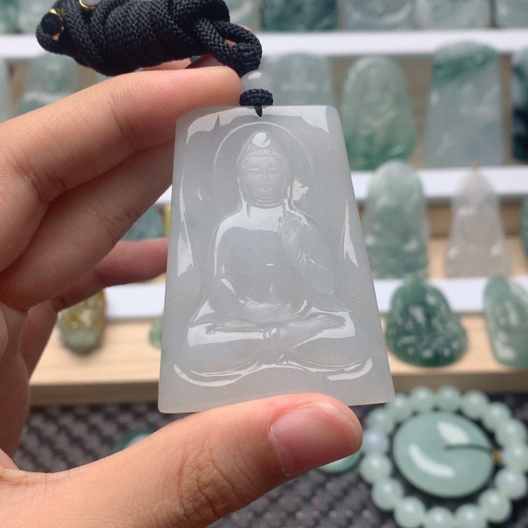 吊坠(不含链)未镶嵌翡翠素衣