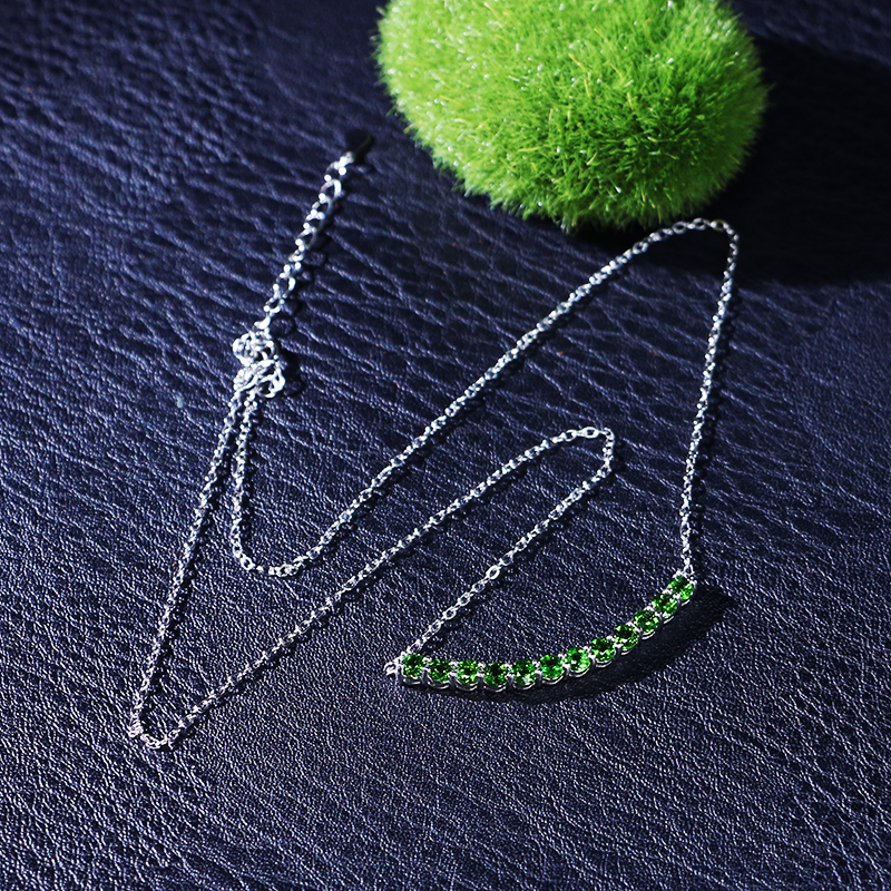 透辉石微笑锁骨链-多样性发其一