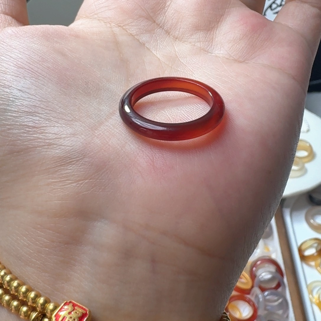 未镶嵌戒指玛瑙/玉髓245港18