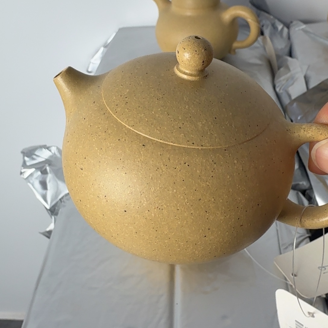 紫砂茶盏黄龙山原矿本绿160