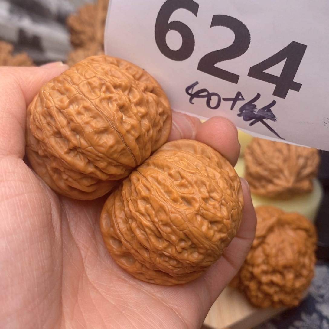 文玩核桃把件624号40家铁锤