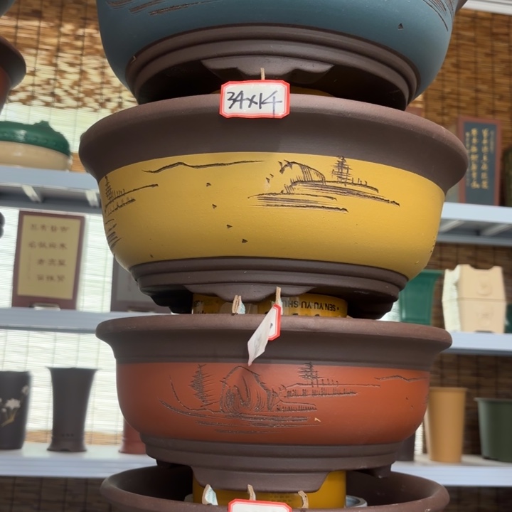 紫砂花盆               100-4